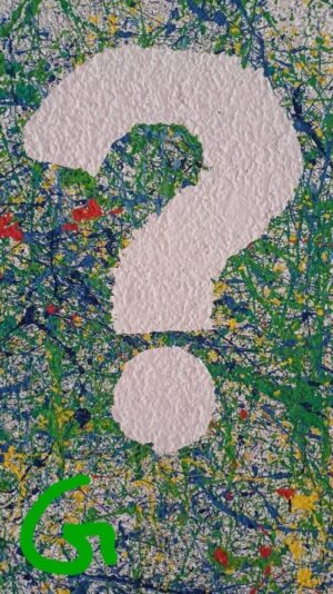 Fragezeichen steht für Grübeln. Ein Verbildlichung der Frage: Was hilft bei Demenz?