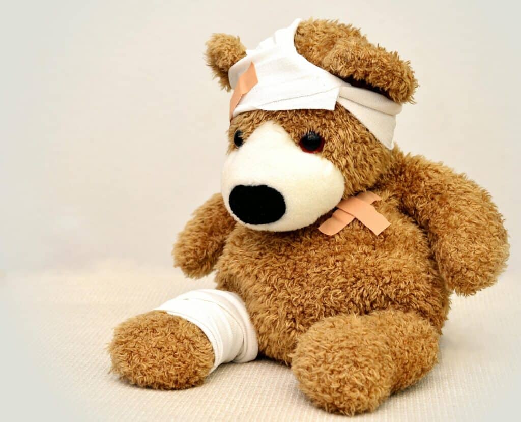 Wird schon wieder, Teddy als Symbolbild